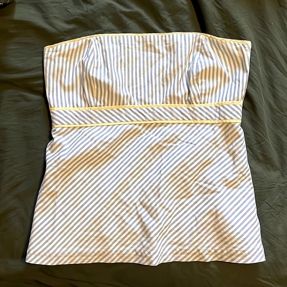 Strapless lily Pulitzer top